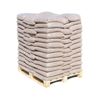 Holzbrx – Granulés de chêne ENplus A1 – Palette de 65 sacs de 15 kg (975 kg)