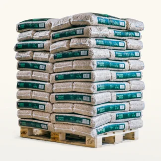 Greensticks – Granulés de bois – Palette de 66 sacs de 15 kg (990 kg)